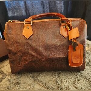 Etro Paisley Boston Bag